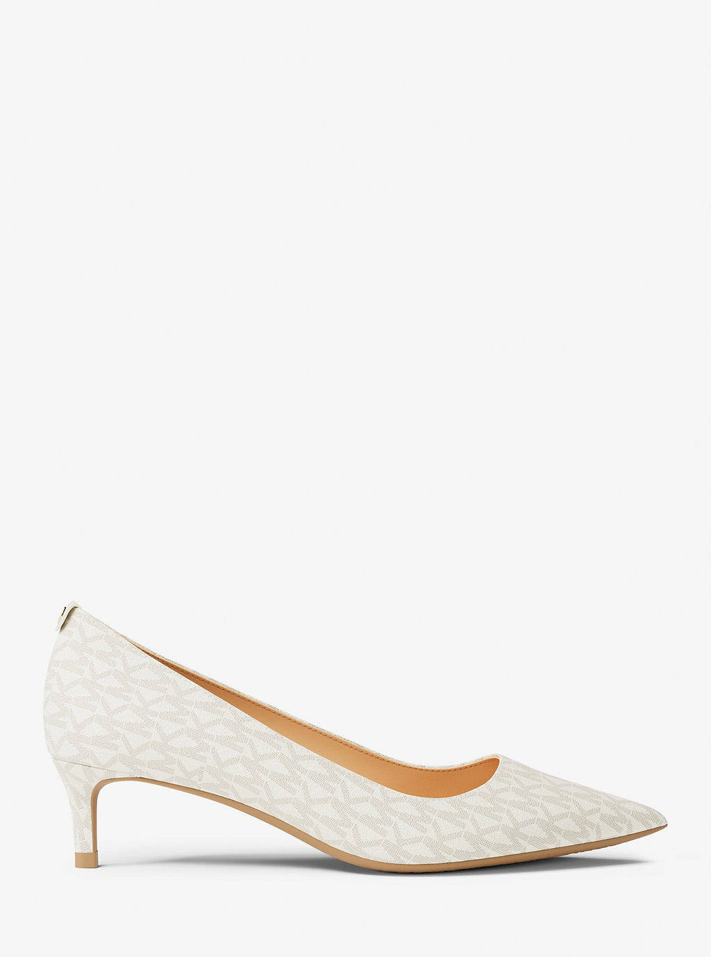 Alina Flex Signature Logo Kitten Heel Pump
