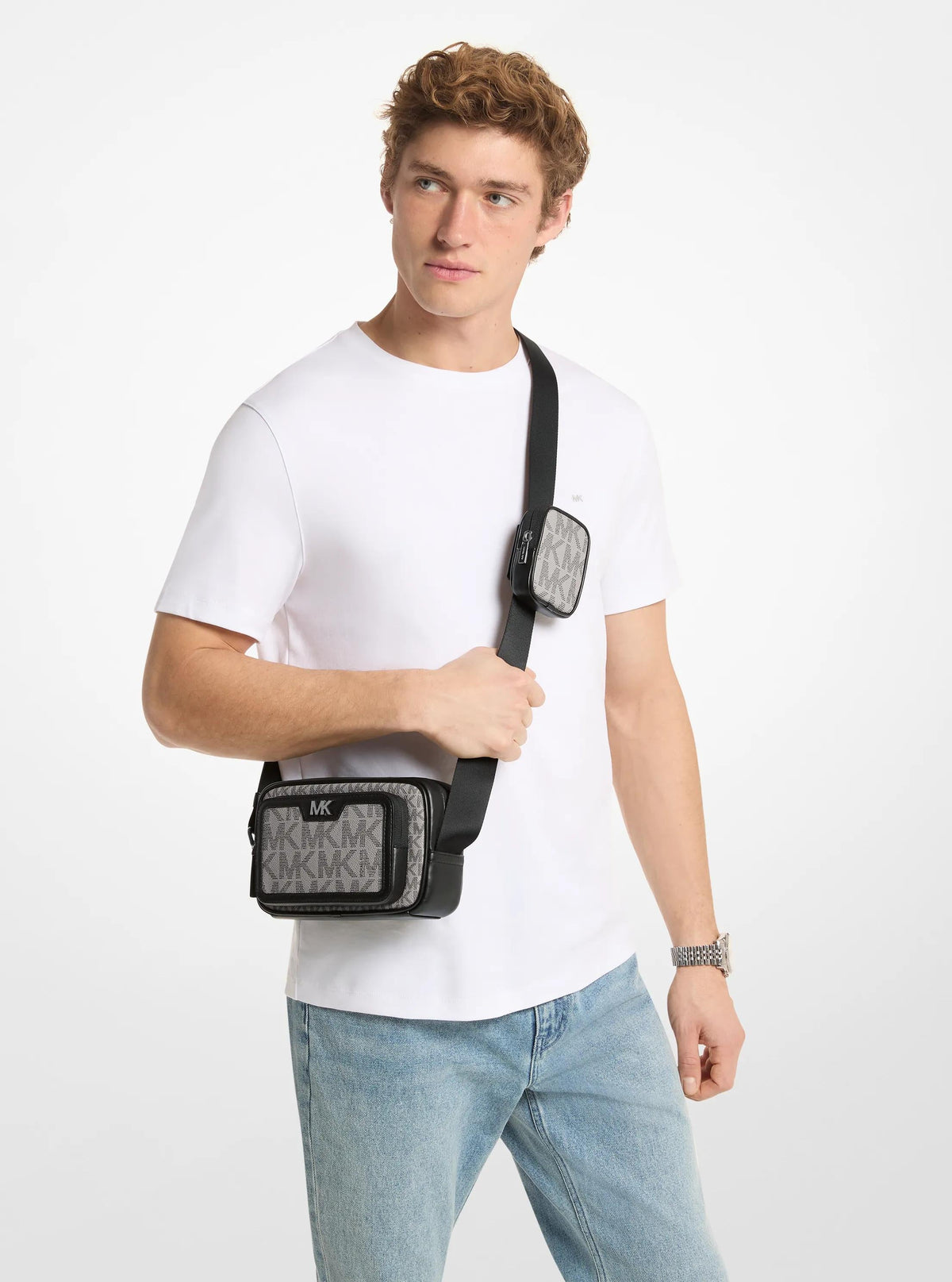 Cooper Small Signature Logo Camera Crossbody Bag With Pouch