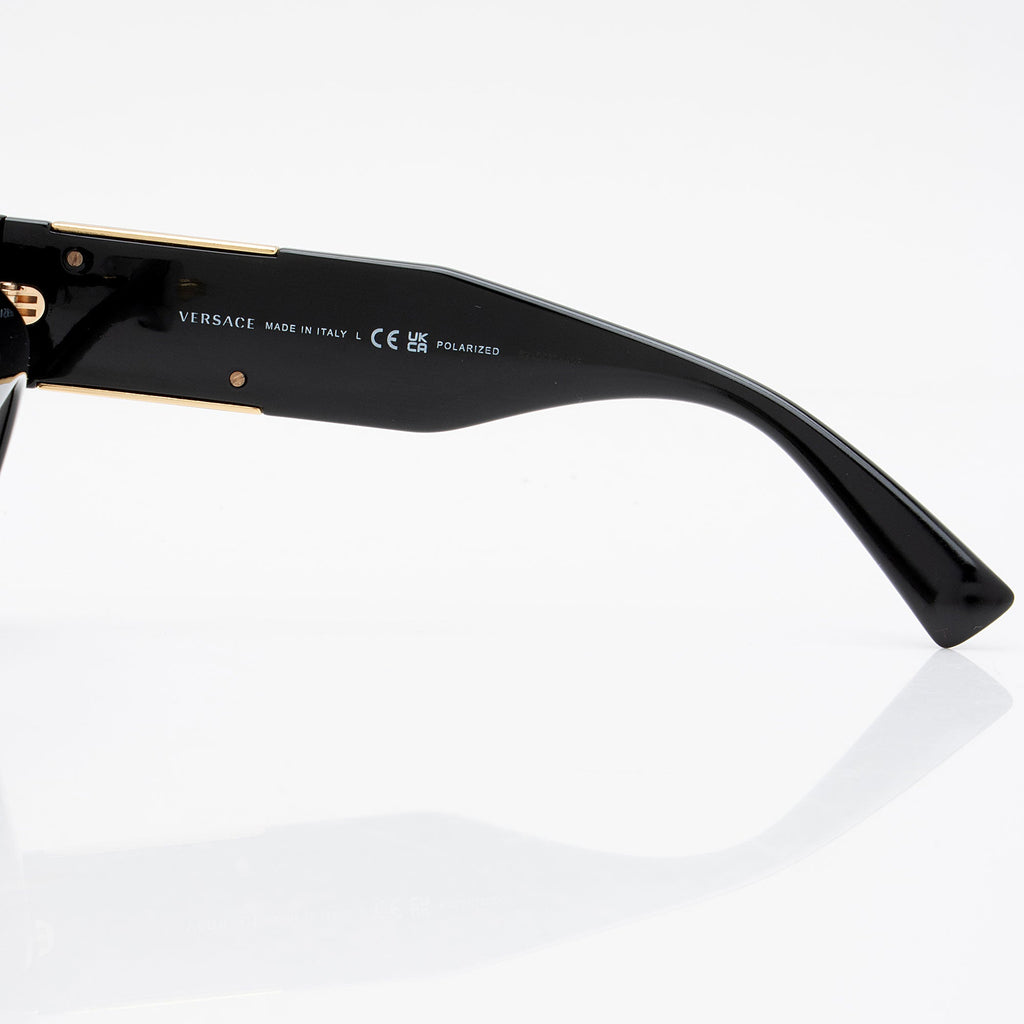 Versace Polarized Medusa Sunglasses