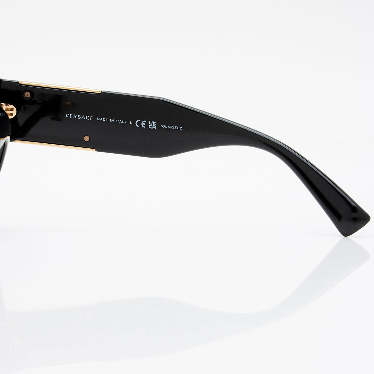 Versace Polarized Medusa Sunglasses