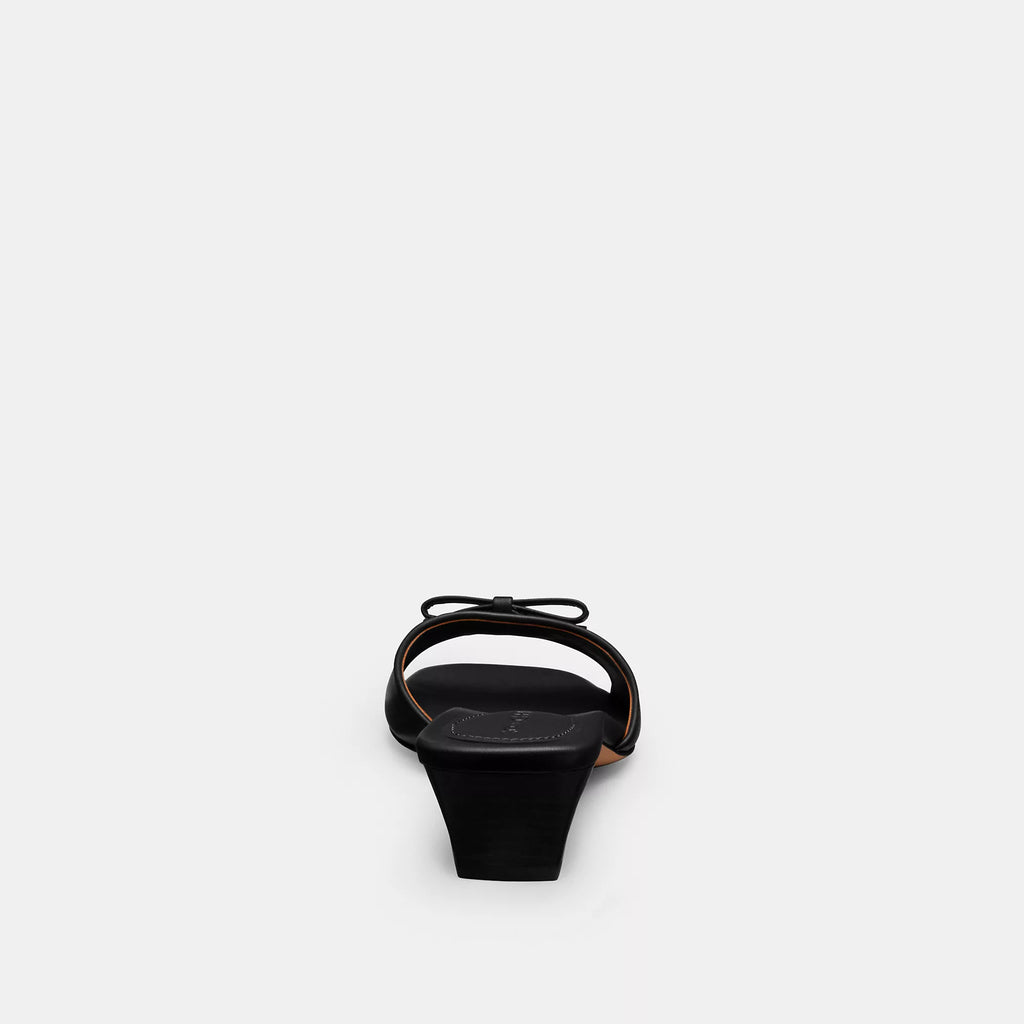 Coach Outlet Bow Kitten Heel Sandal