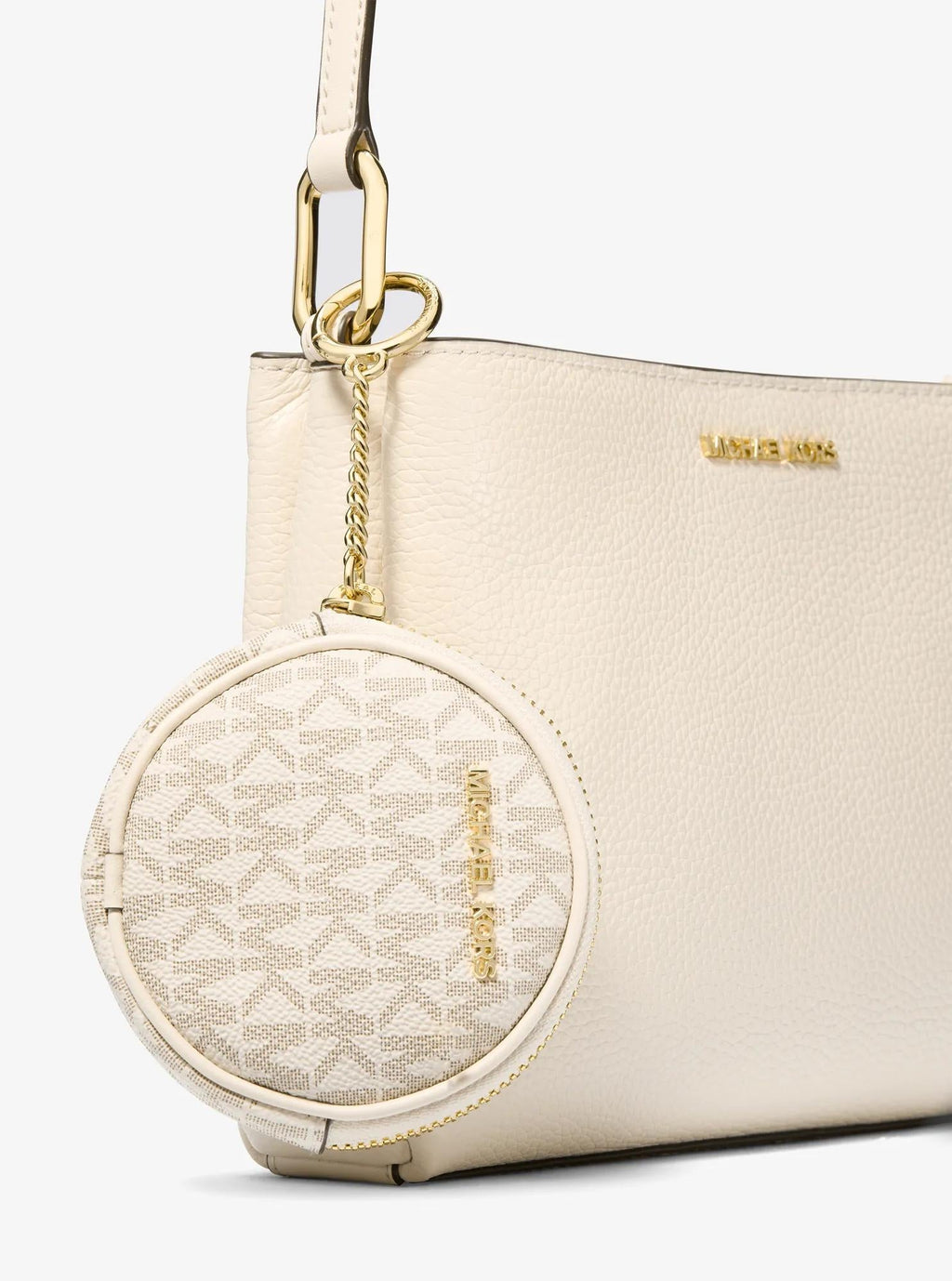 Trisha Pebbled Leather Crossbody Bag With Pouch Gift Set