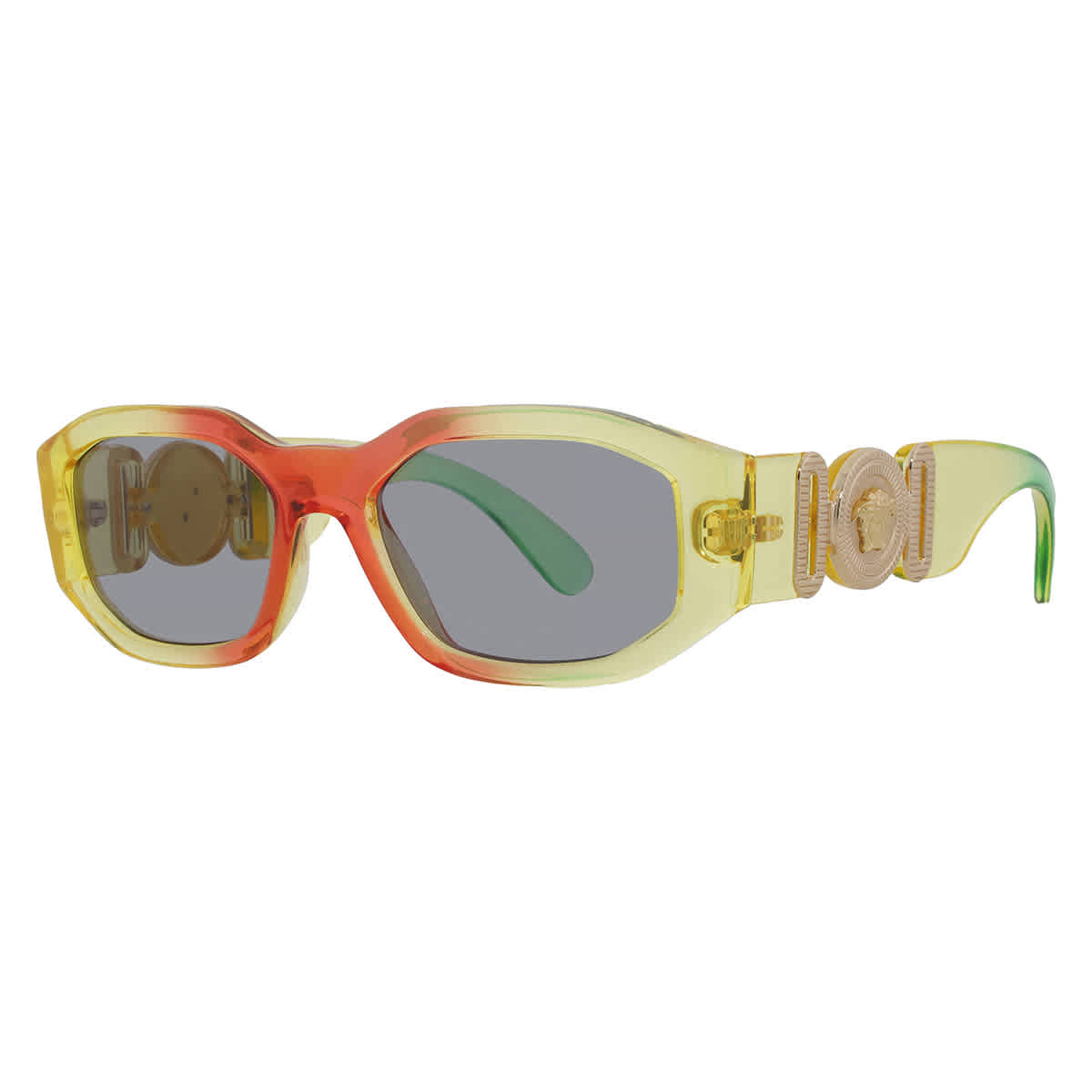 Versace Grey Geometric Men's Sunglasses VE4361 5530/1 53