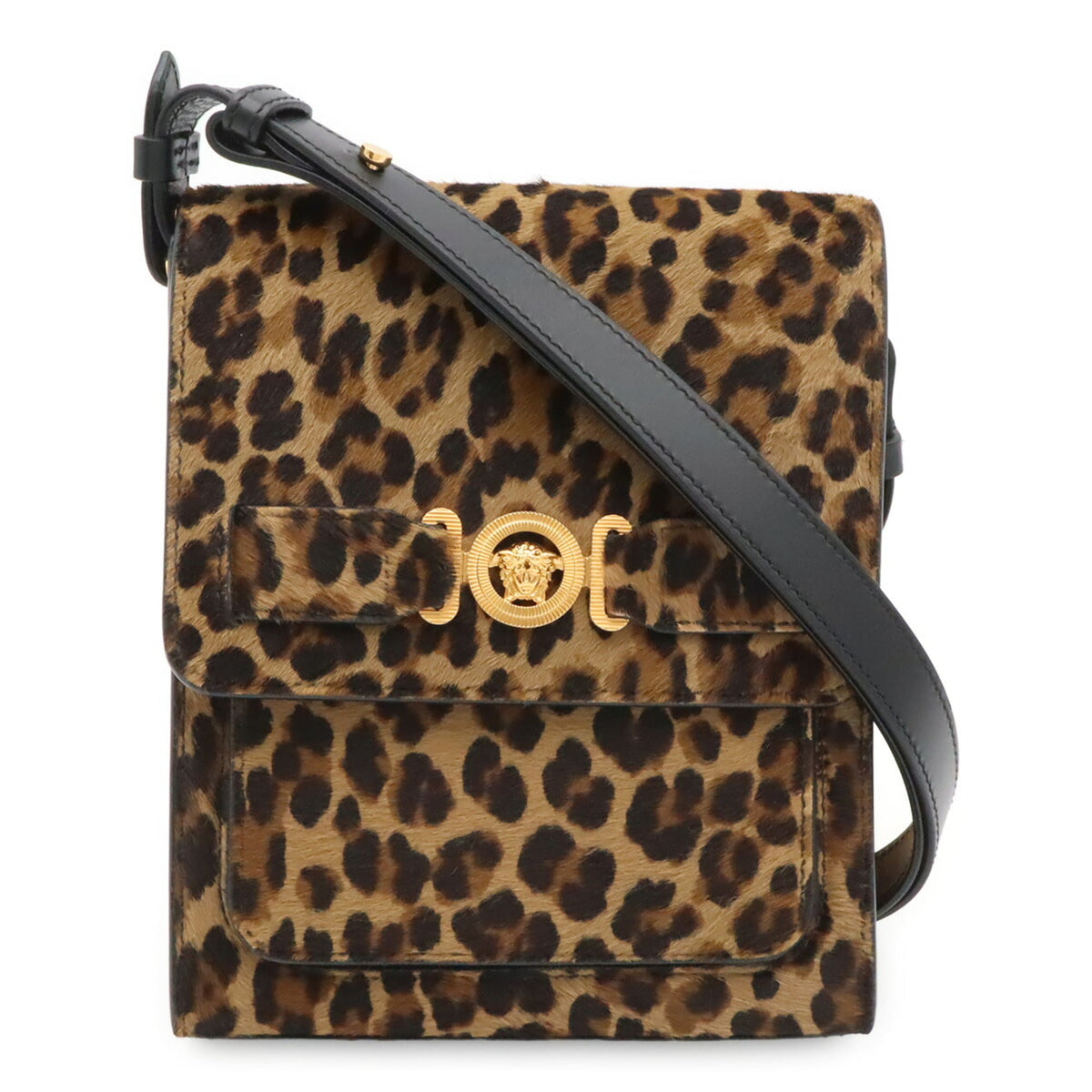 Versace  Leather Shoulder Bag (Pre-Owned)