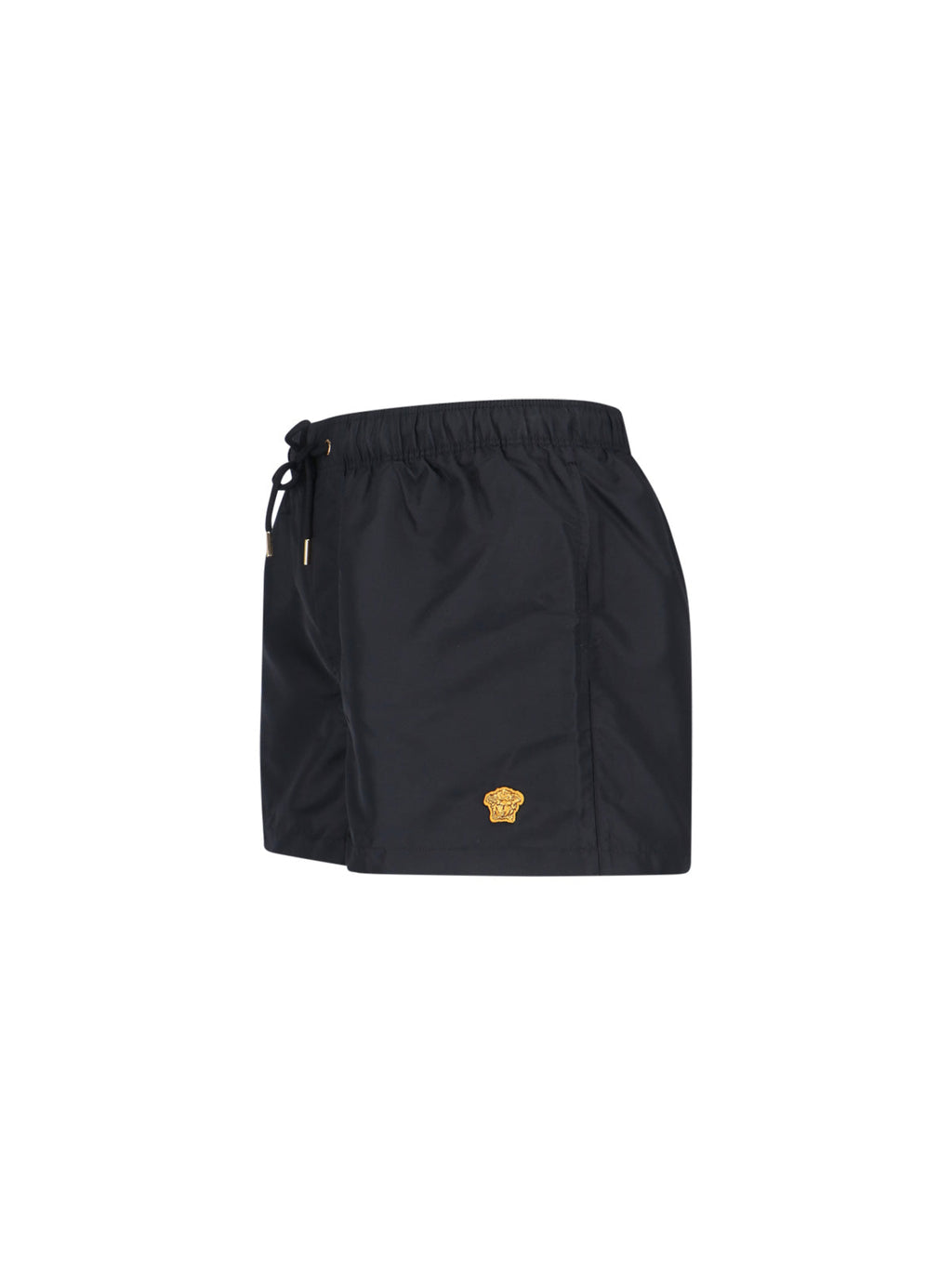 "Swim Golfo Medusa Patch" Swim Shorts – Black