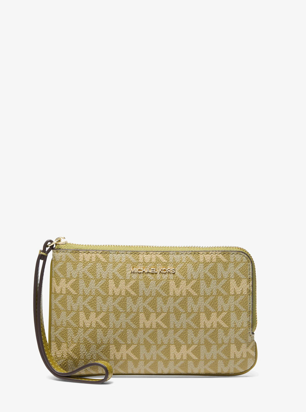 Jet Set Travel Small Signature Logo Wristlet