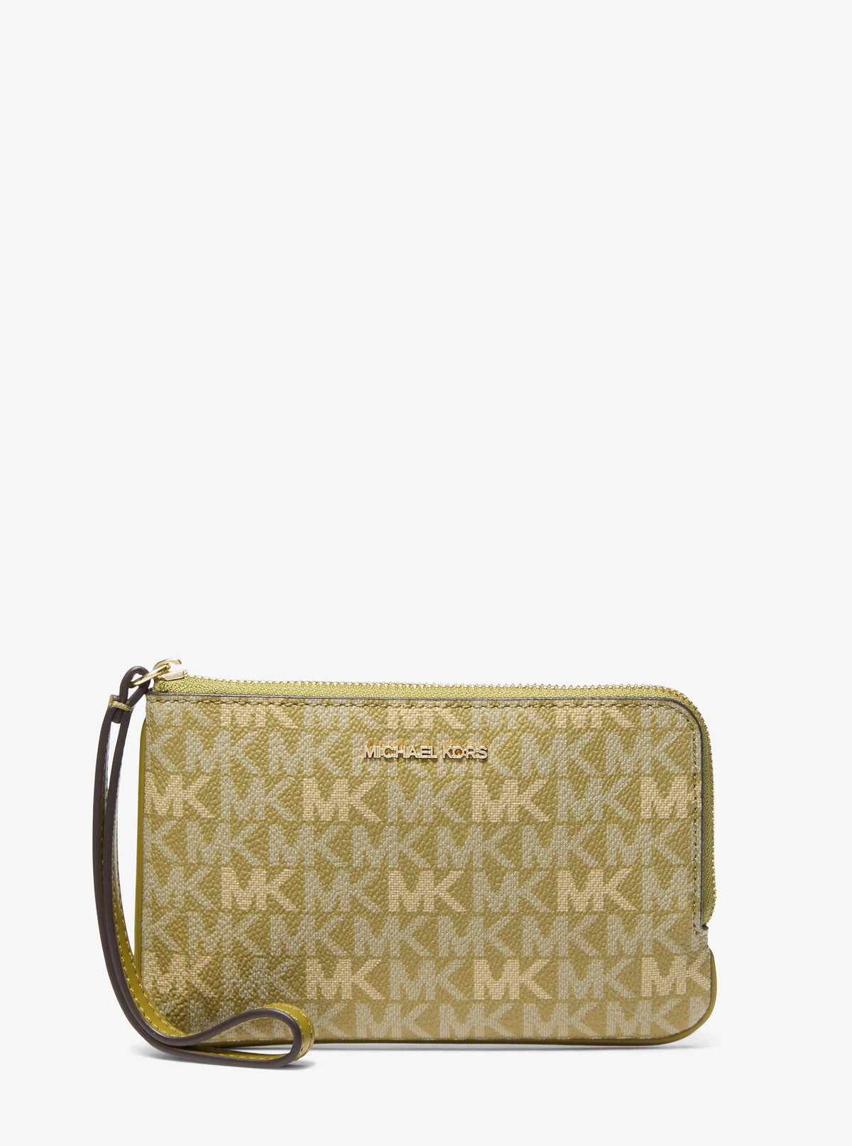 Jet Set Travel Small Signature Logo Wristlet