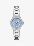 Lennox Mini Pavé Silver-Tone Watch