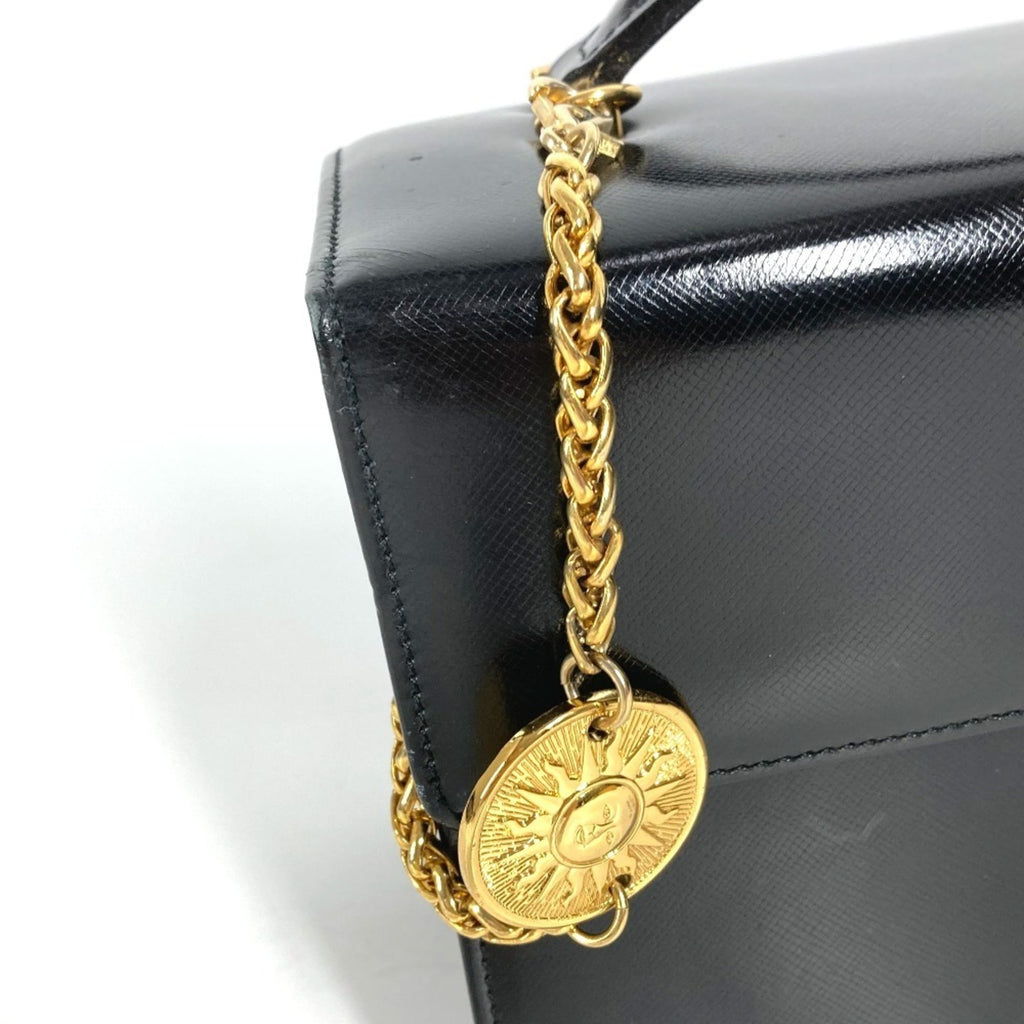 Versace Leather Handbag Vanity Bag (Pre-Owned)