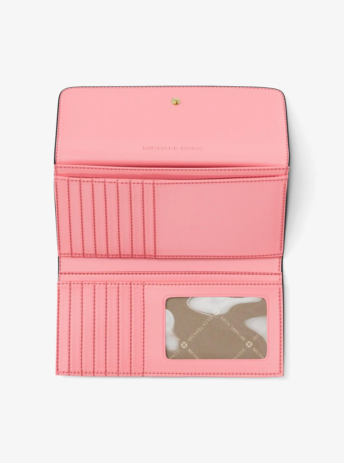 Jet Set Large Signature Logo Tri-Fold Wallet