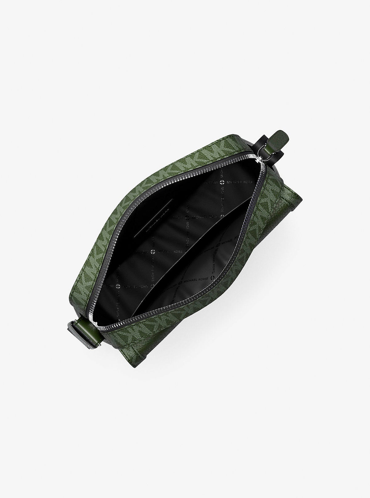 Cooper Medium Pebbled Leather and Signature Logo Camera Crossbody Bag
