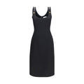 Versace Wool Oves Aries Cocktail Women's Dress