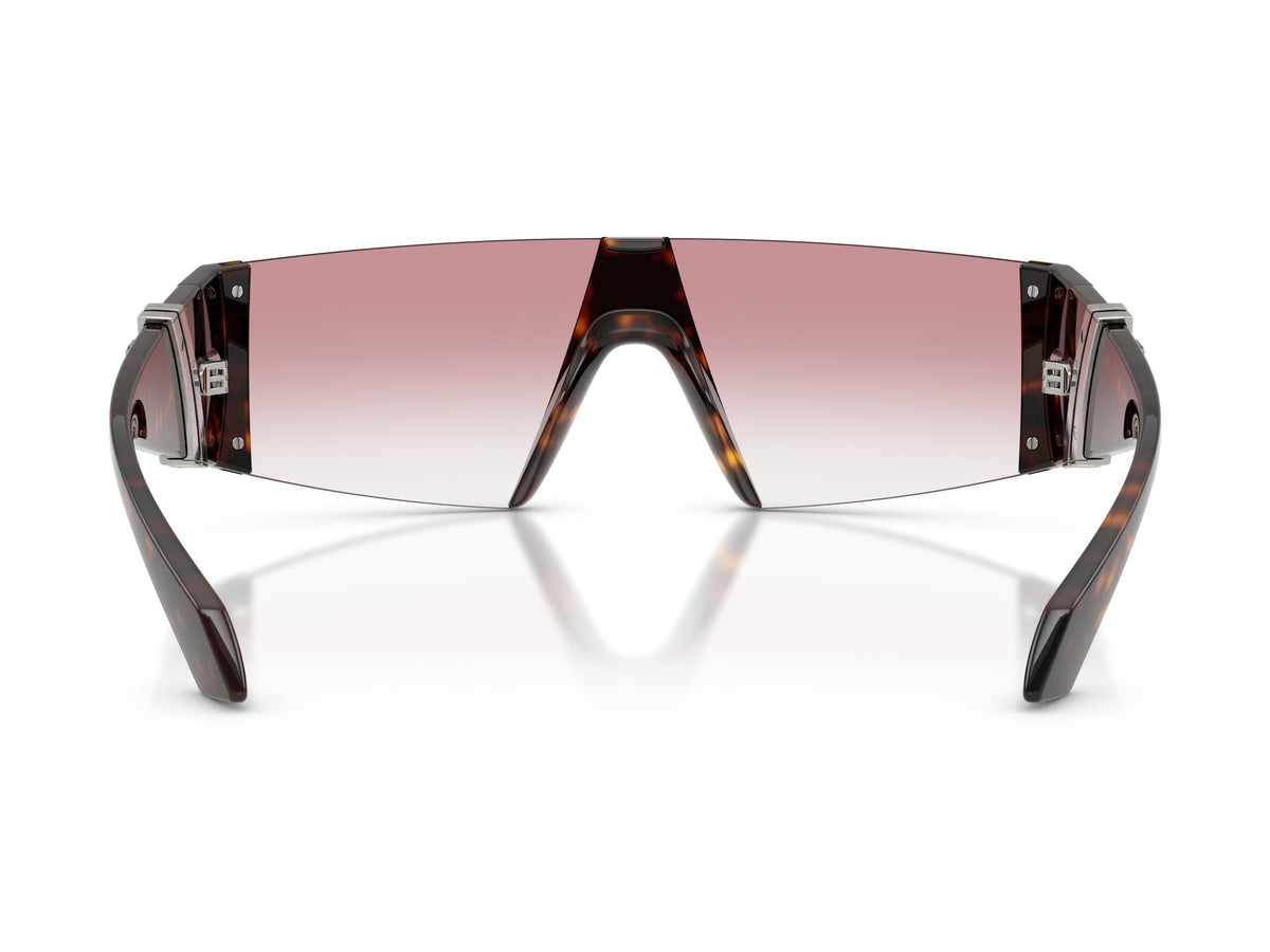 0ve4516 Gradient Oversized Shield Sunglasses