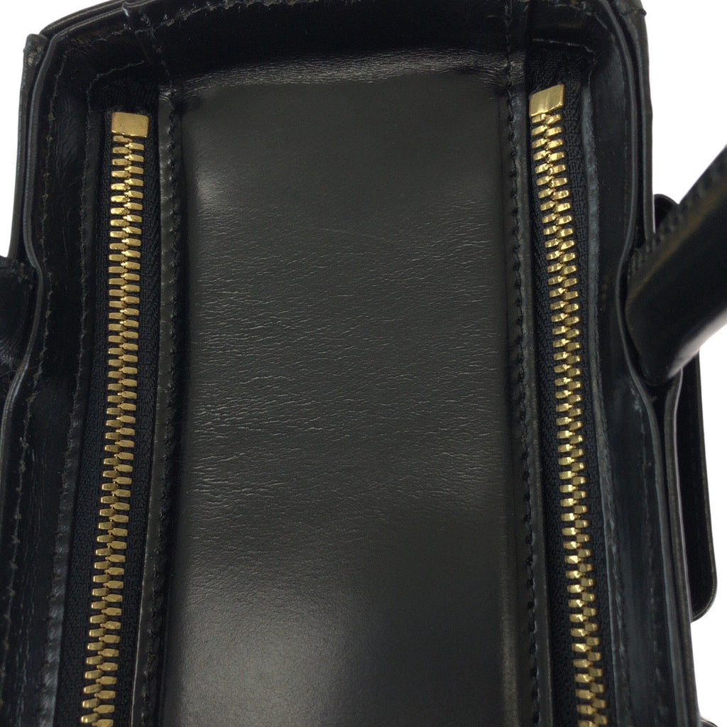 Versace Vintage Leather Handbag Tote