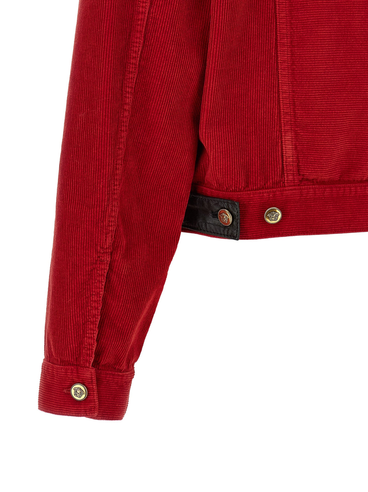 Versace Cotton Full-Length Women's Jacket