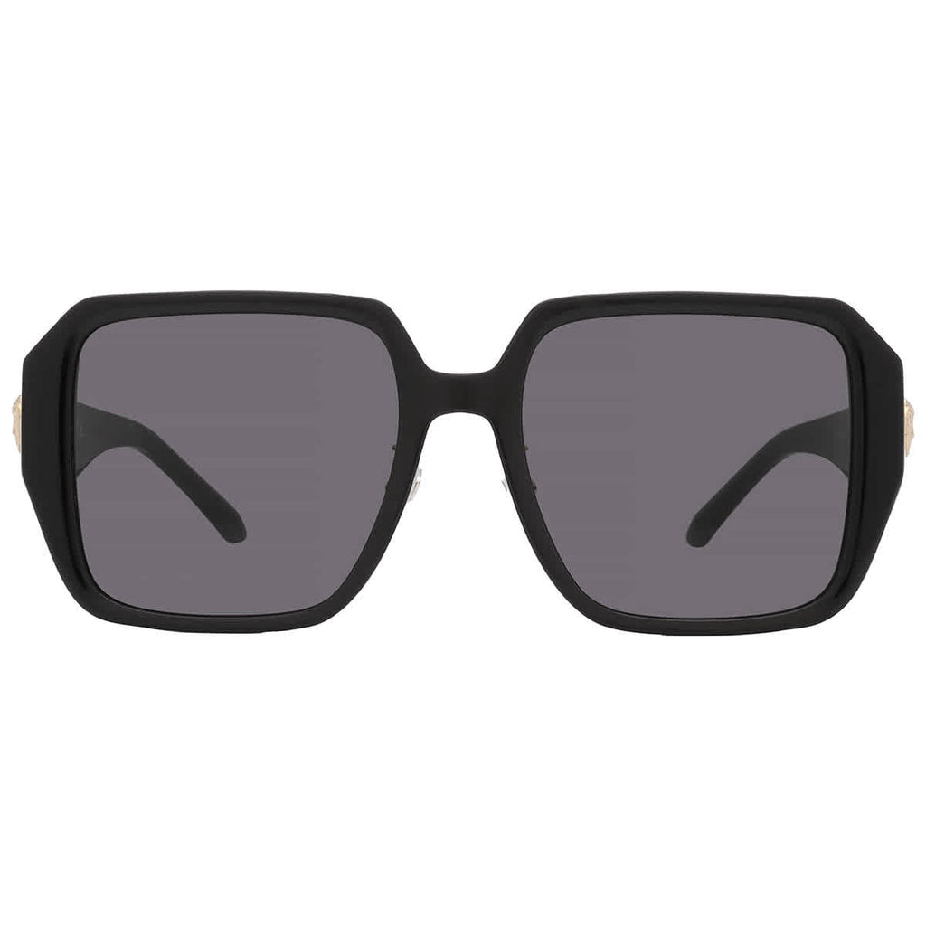 Versace Dark Grey Square Ladies Sunglasses VE4472D GB1/87 56