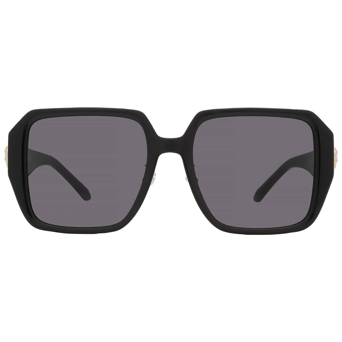 Versace Dark Grey Square Ladies Sunglasses VE4472D GB1/87 56