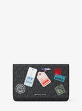 Cooper Large Embellished Signature Logo Wallet