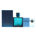 Versace Men's Duo - Eros EDT Spray 1.7 oz + Eau Fraiche .17 oz EDT Splash