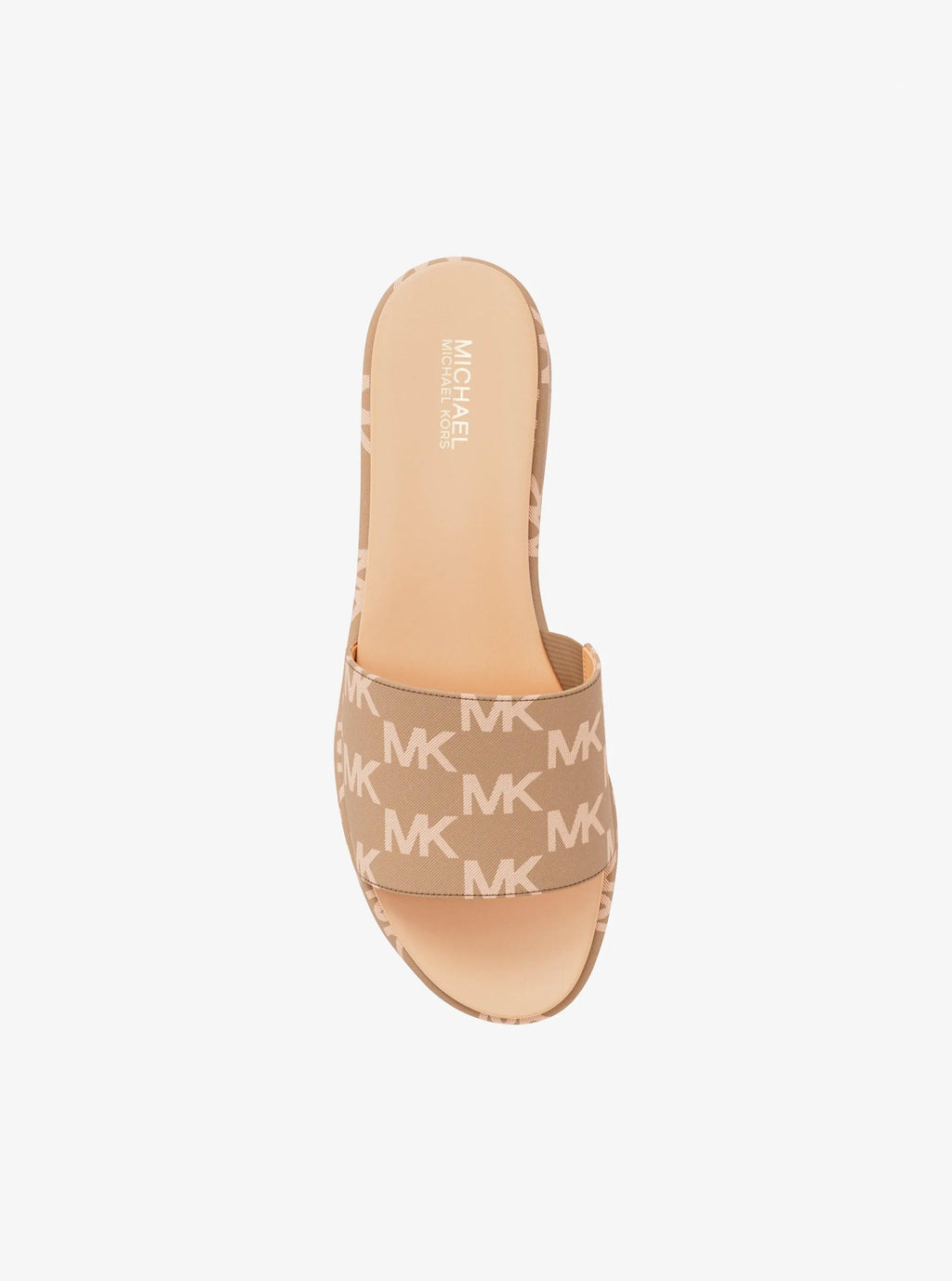 Sadler Logo Jacquard Platform Slide Sandal