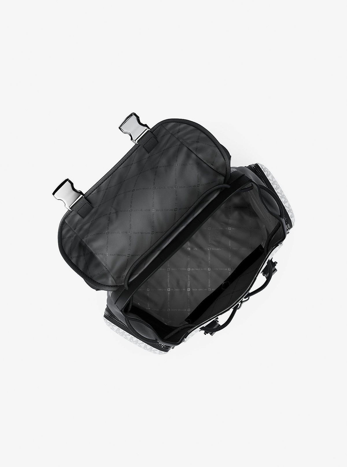 Cooper Metallic Striped Signature Logo Backpack