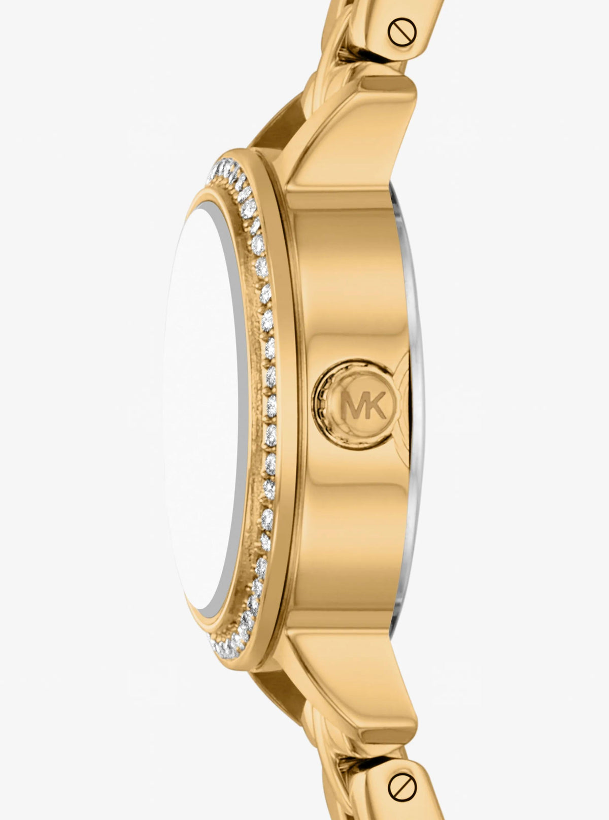 Micro Melissa Pavé Gold-Tone Watch