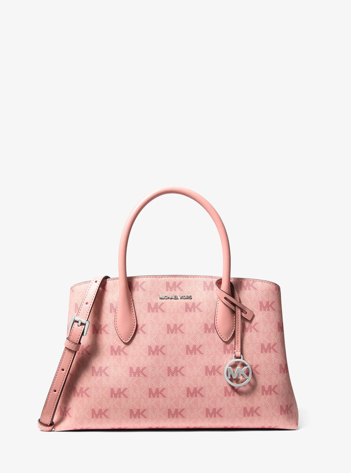 Maya Medium Signature Logo Satchel