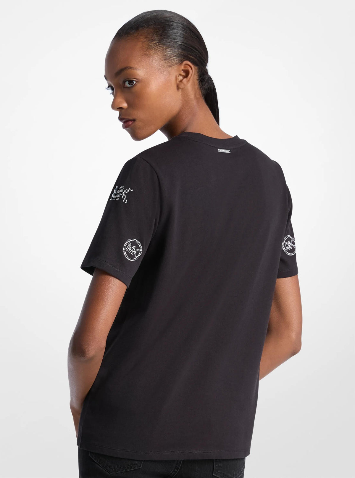 Embellished Logo Cotton T-Shirt