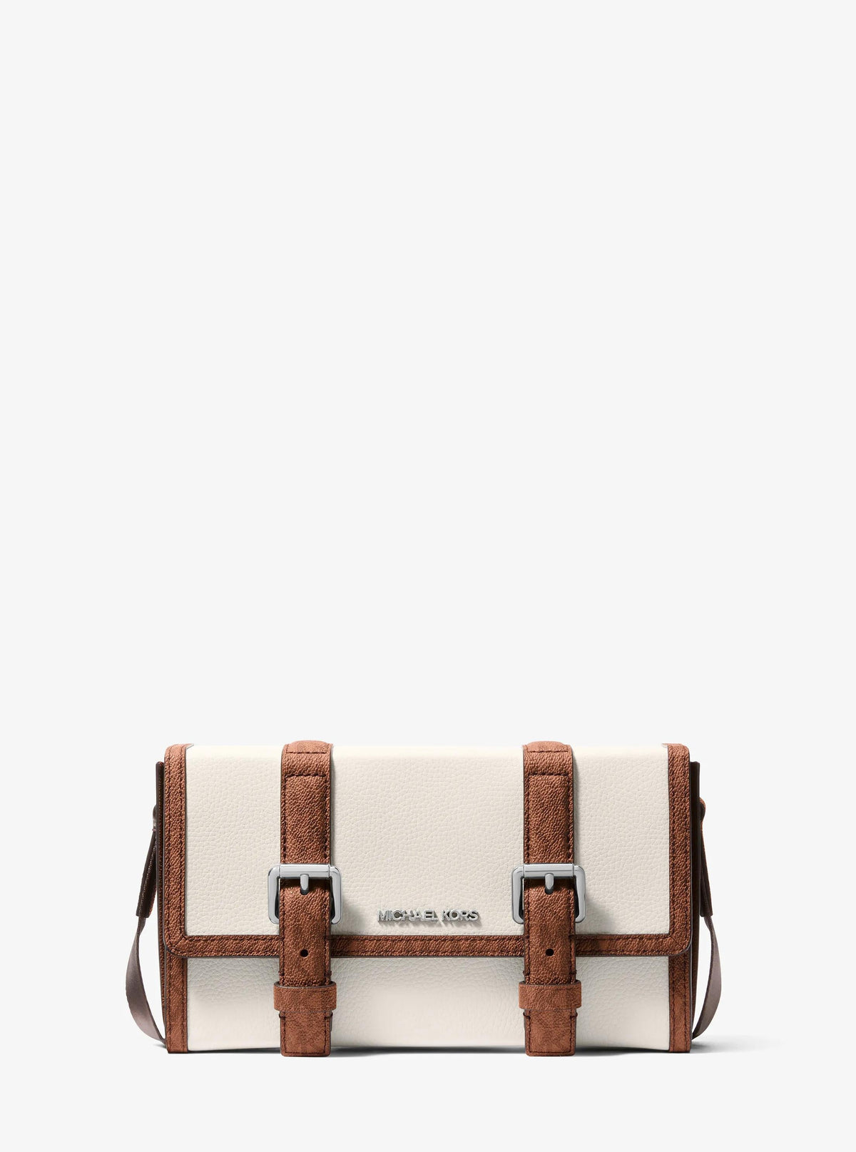 Cooper Pebbled Leather and Signature Logo Trunk Crossbody Bag