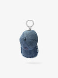 Denim Baseball Hat Bag Charm