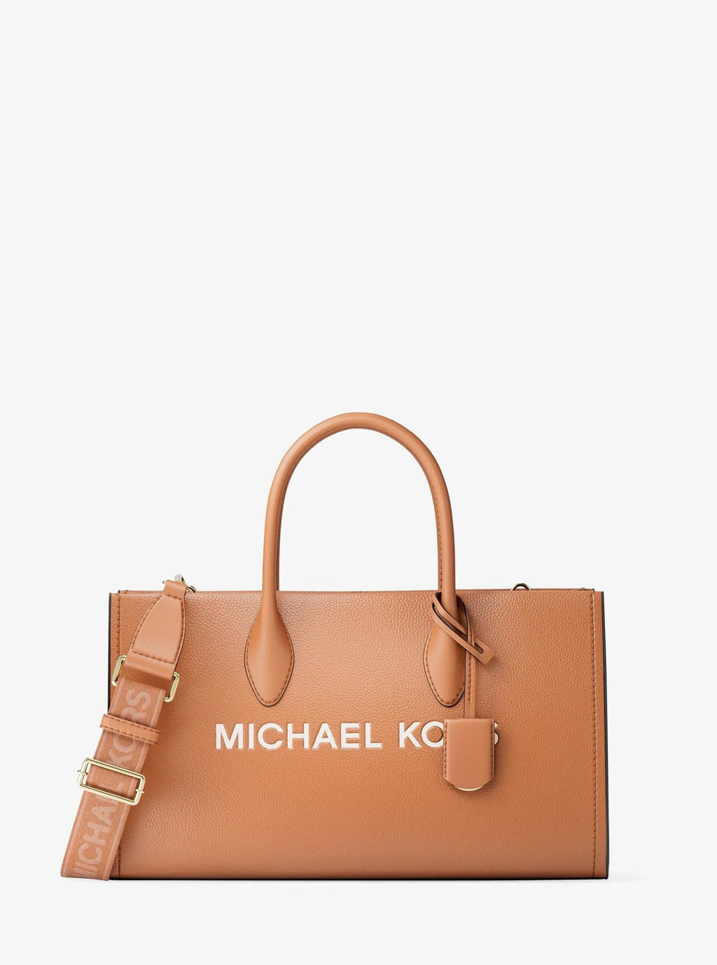Mirella Medium Pebbled Leather Satchel