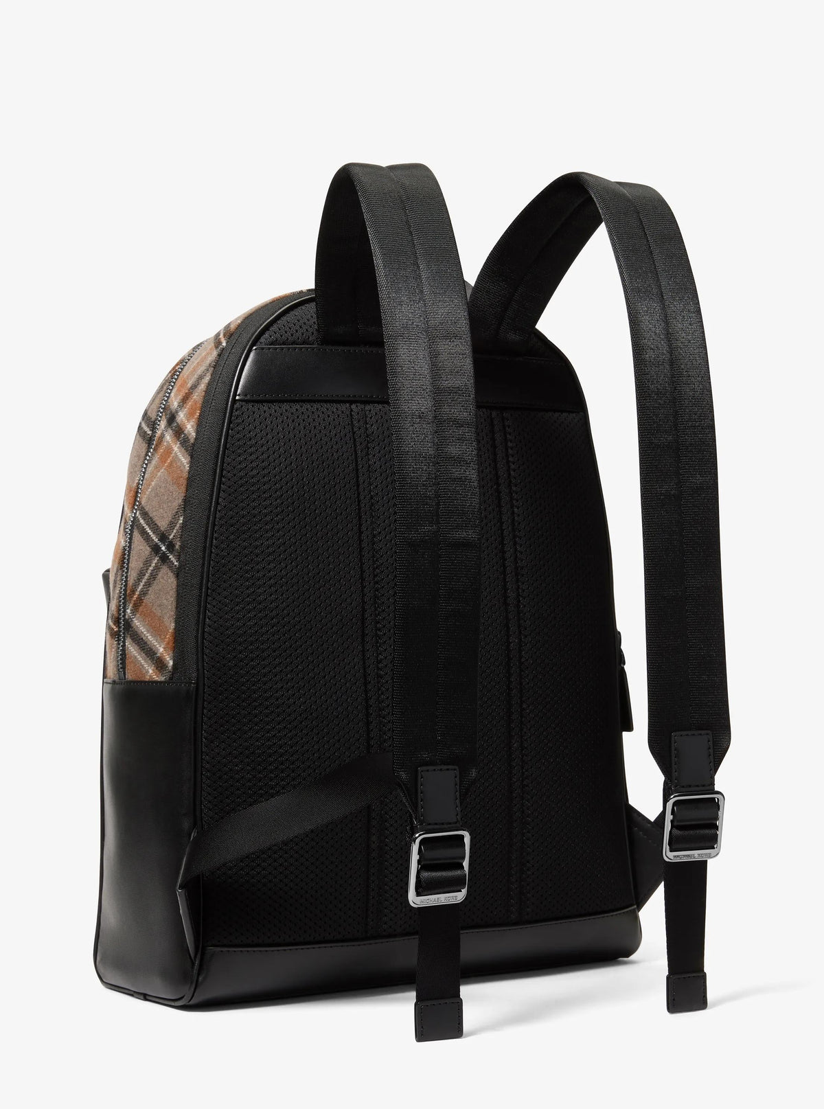 Pacey Plaid Print Wool Blend Backpack
