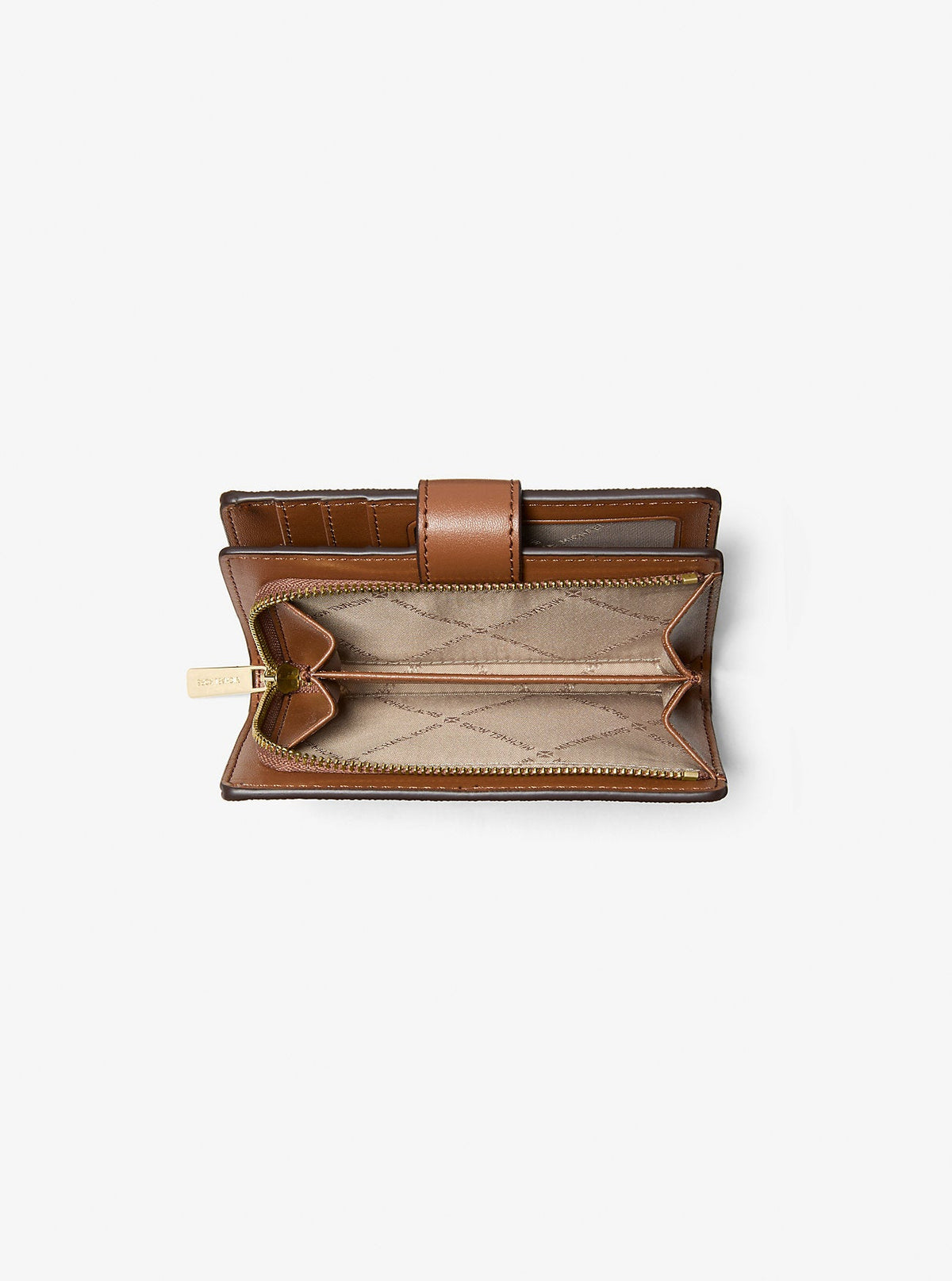 Jet Set Medium Two-Tone Logo Wallet