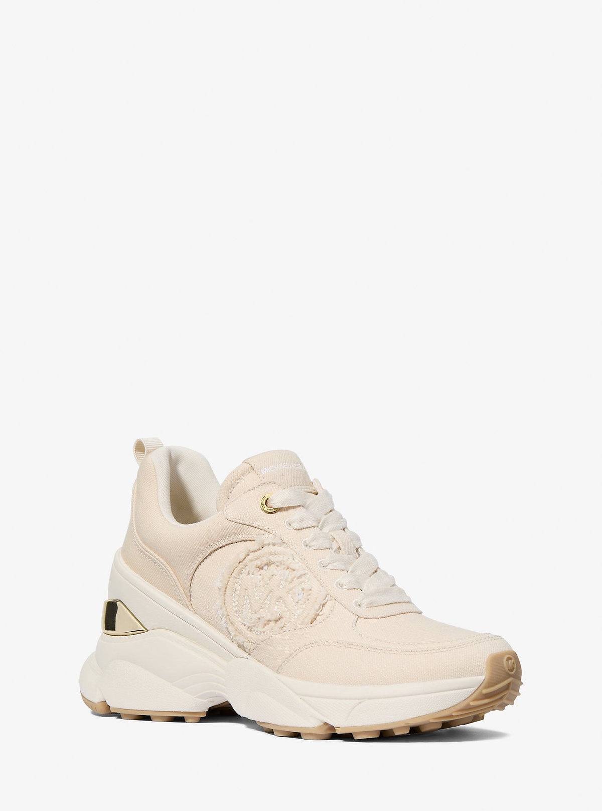 Katrina Frayed Denim Trainer
