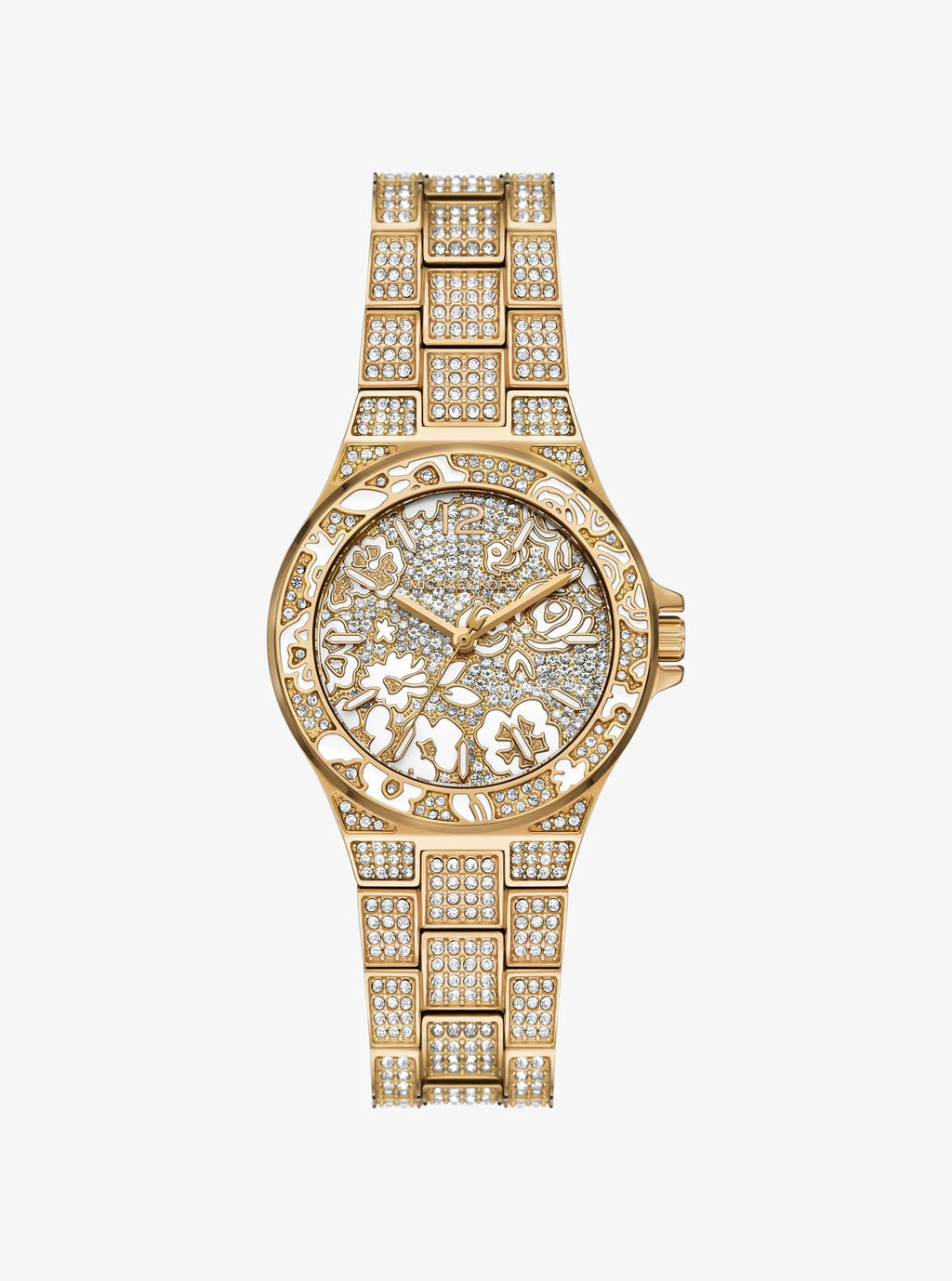 Limited-Edition Mini Lennox Pavé Gold-Tone Watch