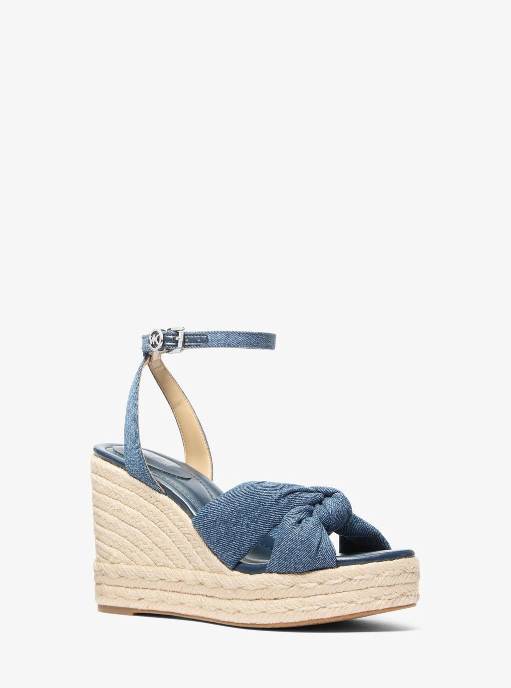 Elena Denim Wedge Sandal