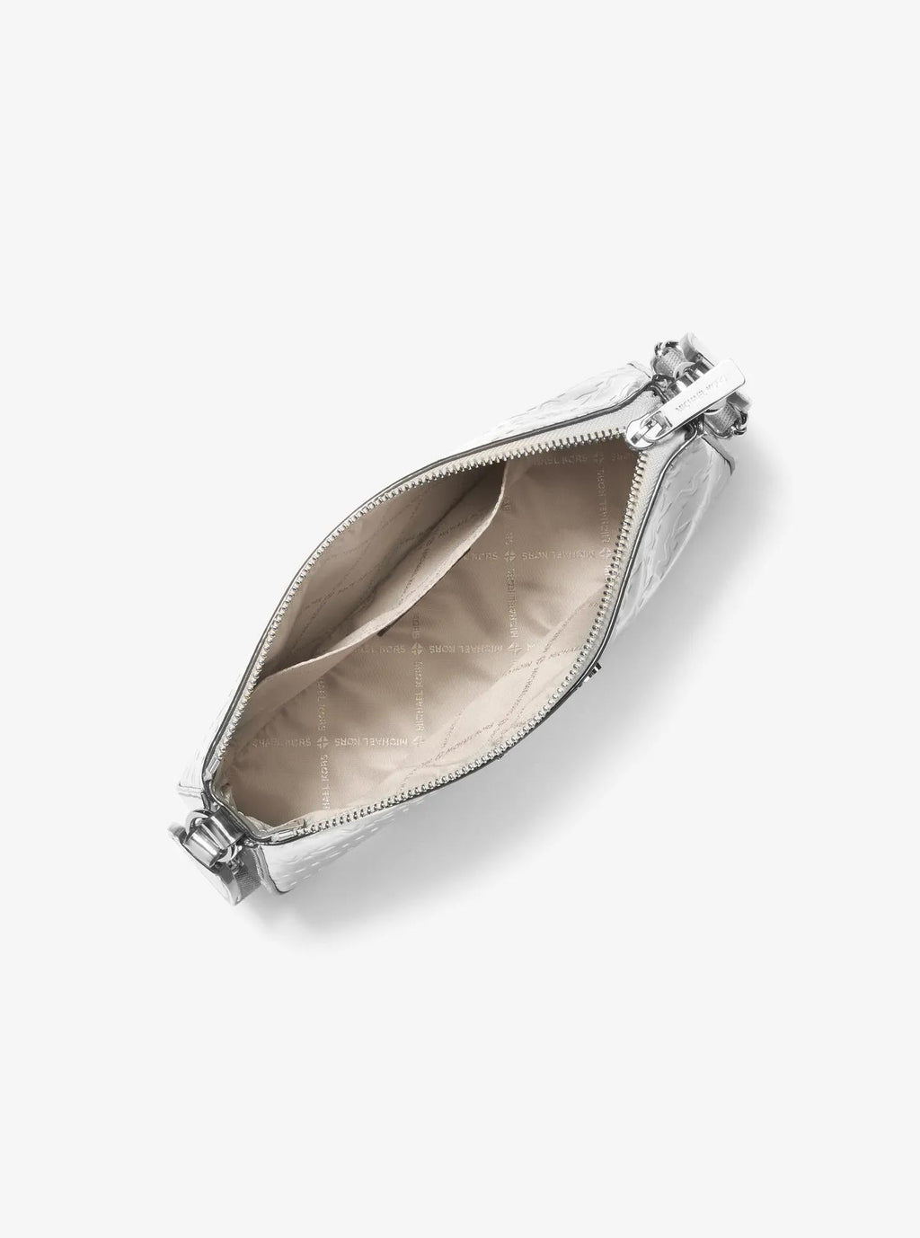 Jet Set Small Patent Logo Debossed Crossbody Bag with Case for Apple Airpods Pro