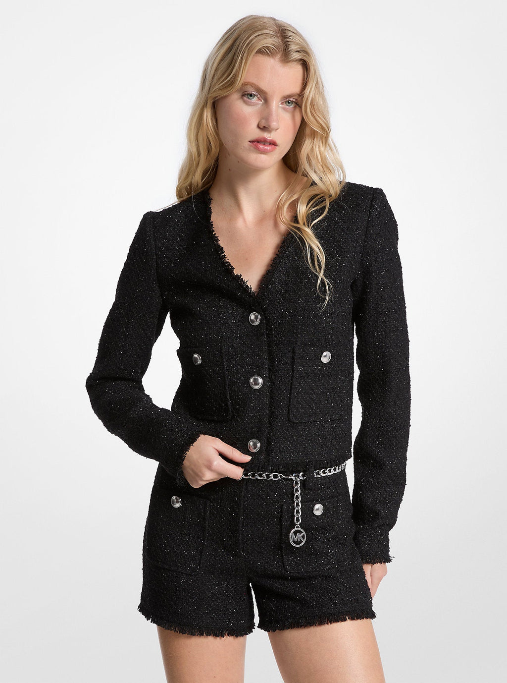 Eyelash Tweed Jacket