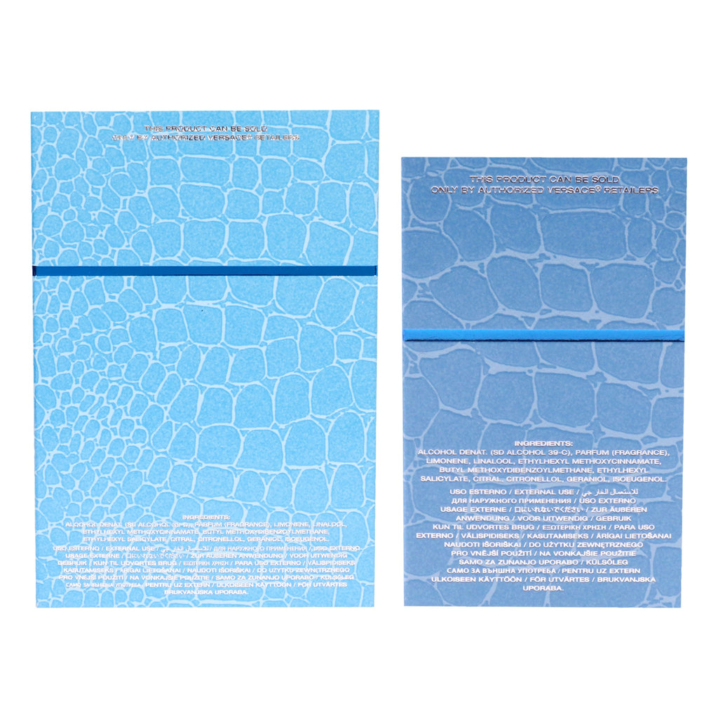 Versace Man Eau Fraiche Kit by Versace for Men - 2 Pc Kit 3.4oz EDT Spray, 1oz EDT Spray