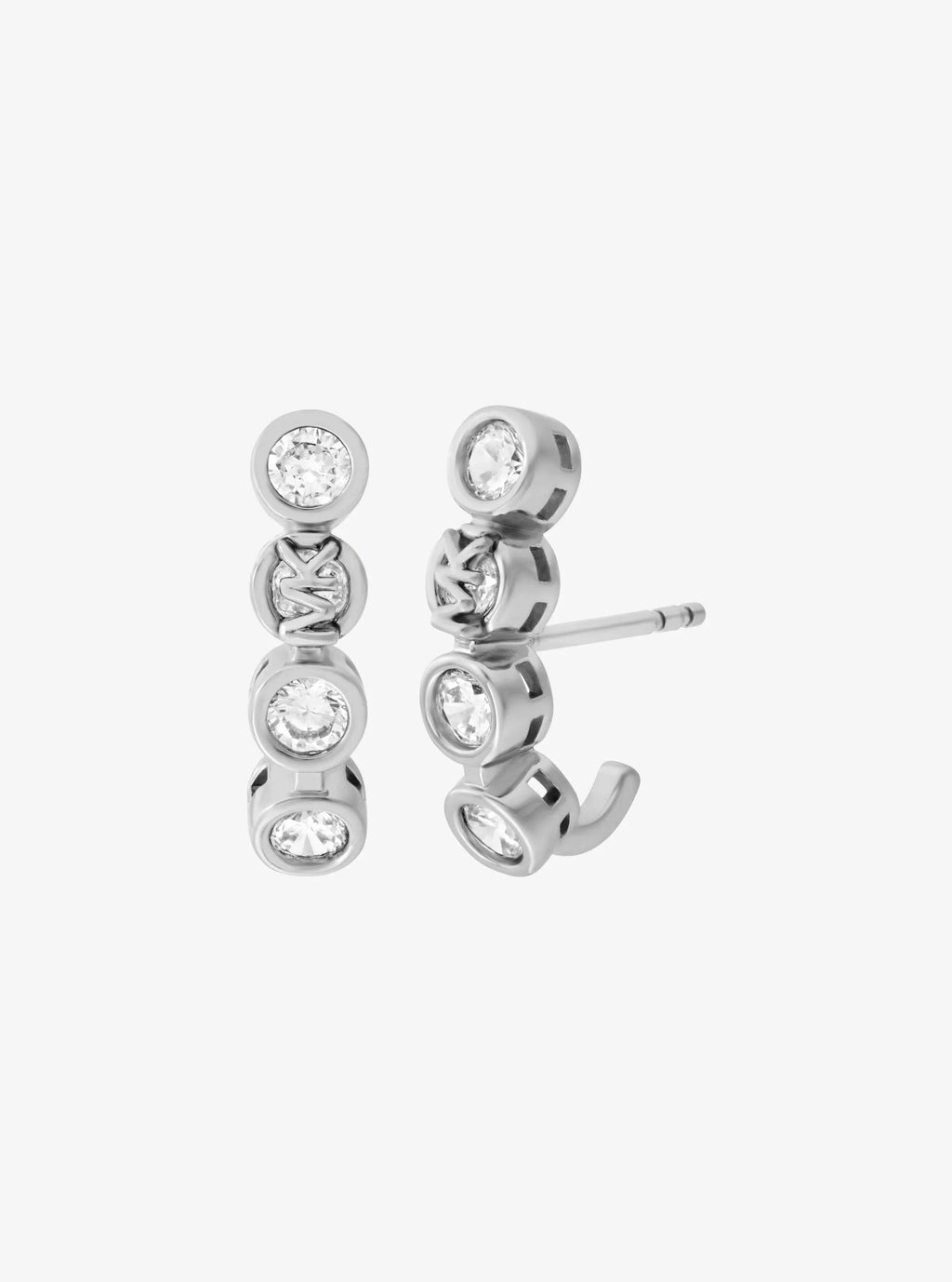 Cubic Zirconia Climber Earrings