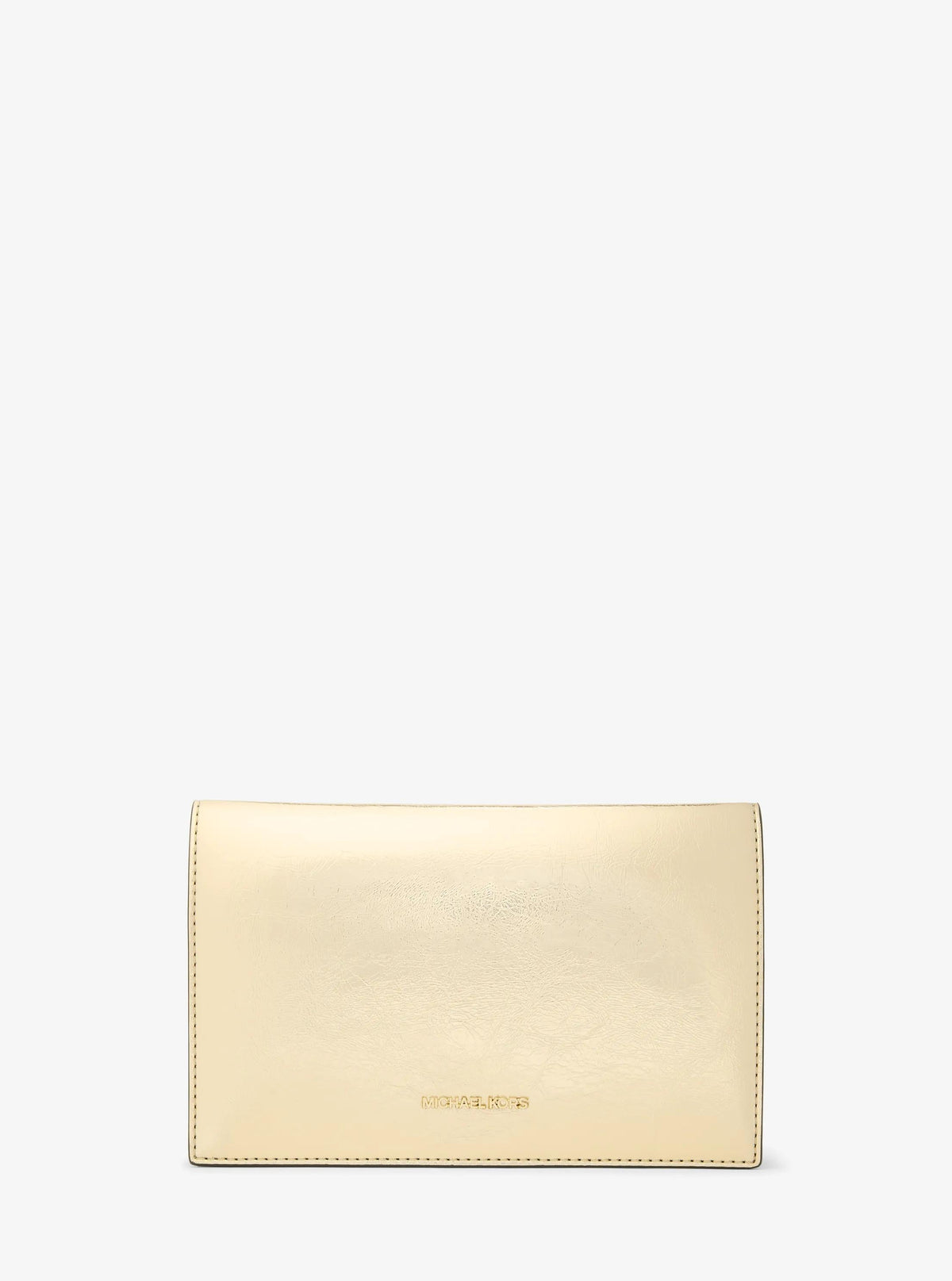 Jet Set Travel Small Metallic and Signature Logo 2-in-1 Clutch
