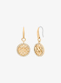 Pavé Logo Charm Earrings