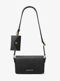 Vincent Small Saffiano Leather Crossbody Bag with Signature Logo Card Case