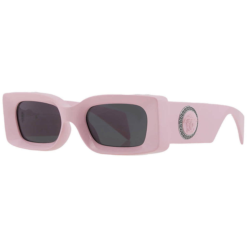 Versace Grey Rectangular Ladies Sunglasses VE4474U 548587 52