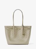 Carson Large Metallic Signature Logo Tote Bag