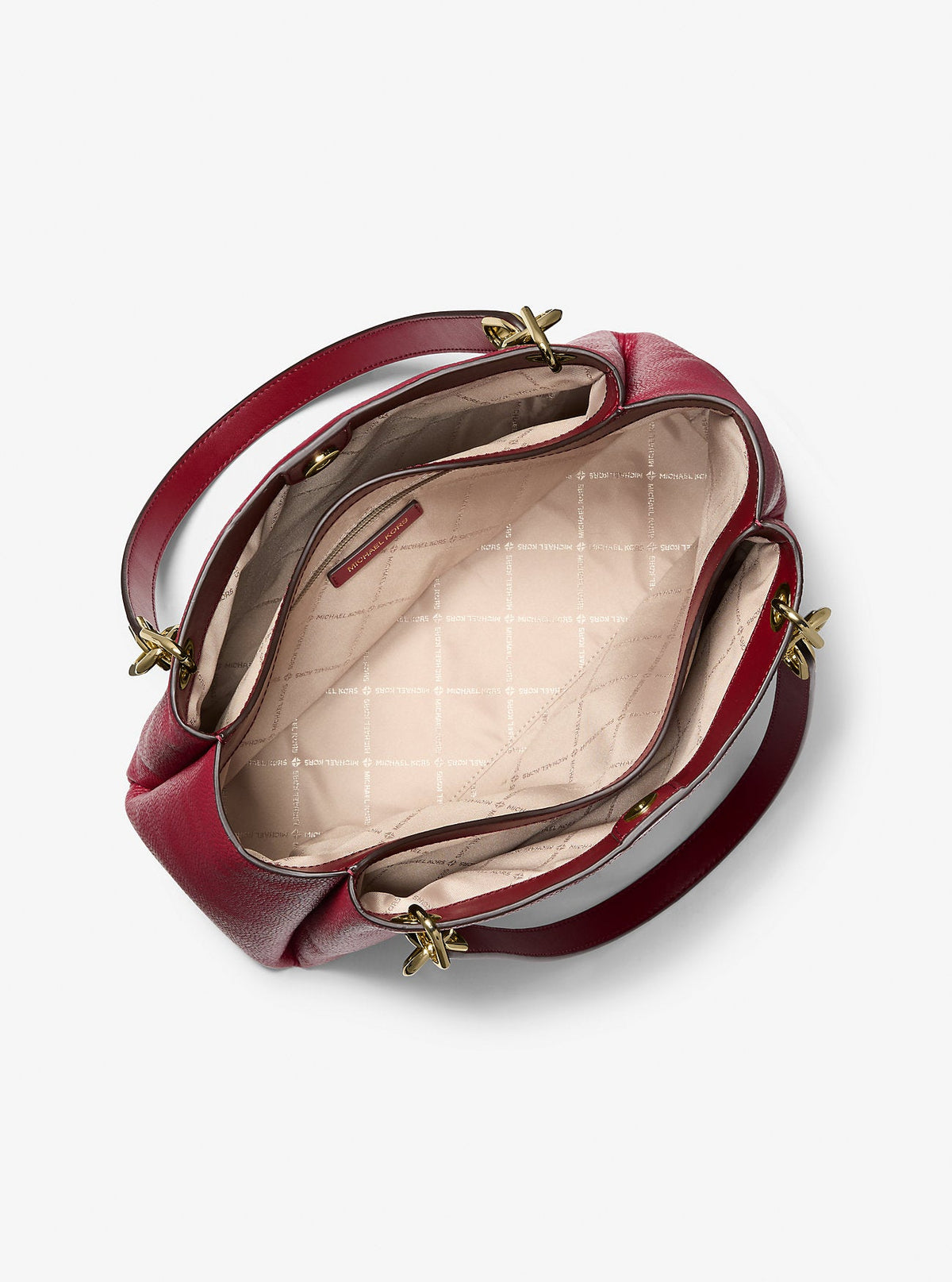 Trisha Large Pebbled Leather Shoulder Bag