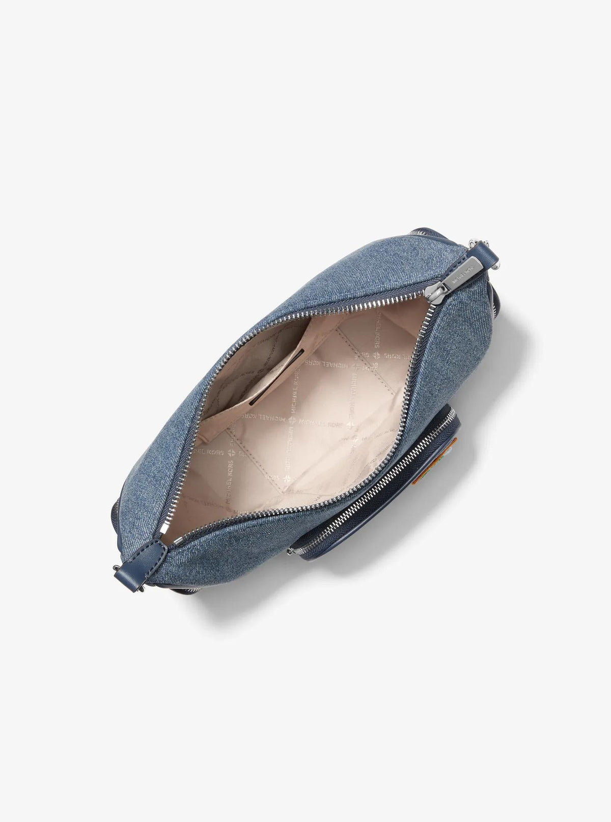 Merritt Small Embellished Denim Convertible Crossbody Bag