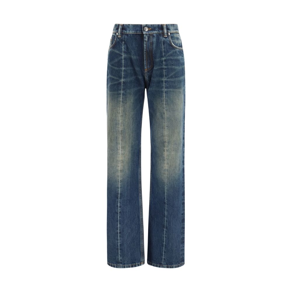 Versace Cotton Straight-Leg Women's Jeans