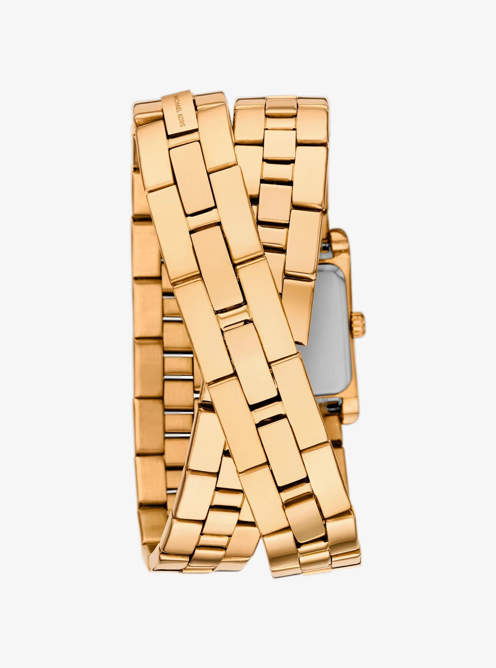 Mini Monroe Silver-Tone Double Wrap Watch