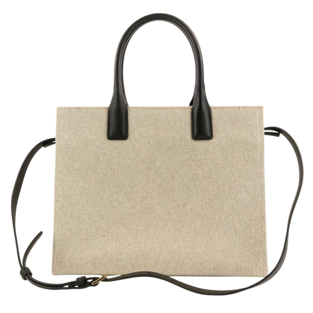 Versace Cotton Handbag Tote Bag (Pre-Owned)